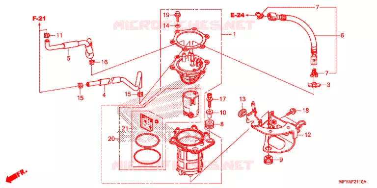 POMPE A ESSENCE Honda MOTO 1300 VT 2012  VT1300CSC
