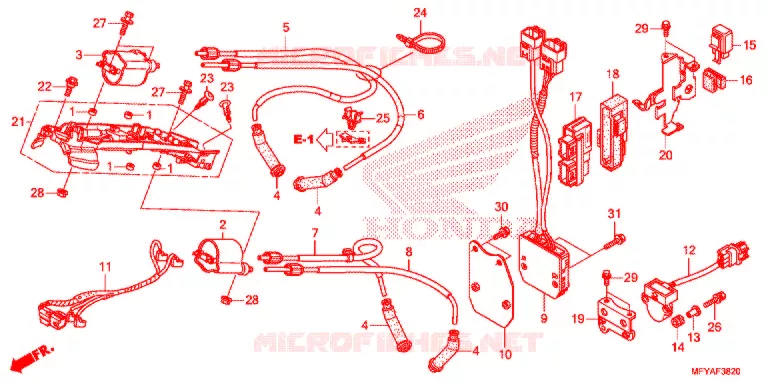 BOBINE D'ALLUMAGE - BOITIER CDI Honda MOTO 1300 VT 2012  VT1300CSC