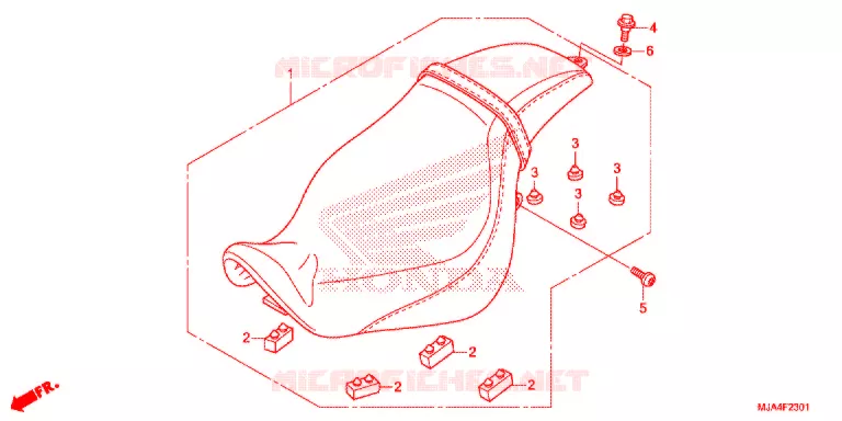 SELLE Honda MOTO 750 SHADOW 2012  VT750C2FC