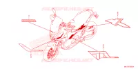 AUTOCOLLANTS pour Honda X ADV 750 LOWER 2023