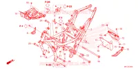 CADRE pour Honda X ADV 750 LOWER 2023