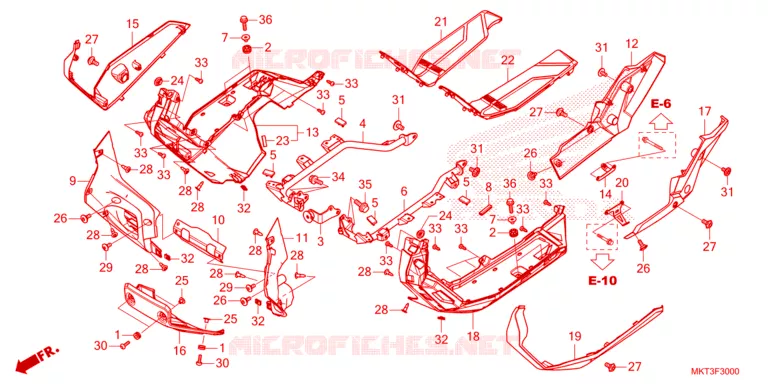 MARCHE PIEDS Honda MOTO 750 ADV 2023  ADV750LP