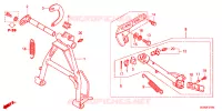 BEQUILLE pour Honda SUPER CUB 50 PRO 2023