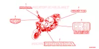 AUTOCOLLANTS pour Honda 50 CROSS CUB 2022