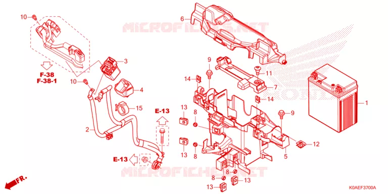 BATTERIE Honda MOTO 250 CBF 2022  CBF250NAP