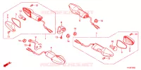 CLIGNOTANT pour Honda CBR 250 R ABS 2012