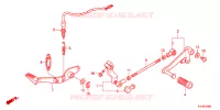 PEDALE pour Honda CBR 250 R ABS 2013