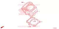 CYLINDRE pour Honda CBR 300 R 2022