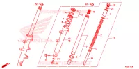 FOURCHE pour Honda CBR 300 R 2022