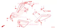 COUVERCLE LATERAL DE FILTRE A AIR pour Honda REBEL 1100 2022