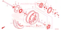 ROUE ARRIERE pour Honda REBEL 1100 2022