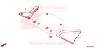 COUVERCLES LATERAUX pour Honda REBEL 500 ABS 2022