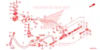 MAITRE CYLINDRE DE FREIN ARRIERE pour Honda REBEL 500 ABS 2022