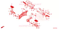 REPOSE PIED pour Honda REBEL 500 ABS 2022