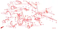 GUIDON   CARENAGE pour Honda SUPER CUB 125 ABS 2023