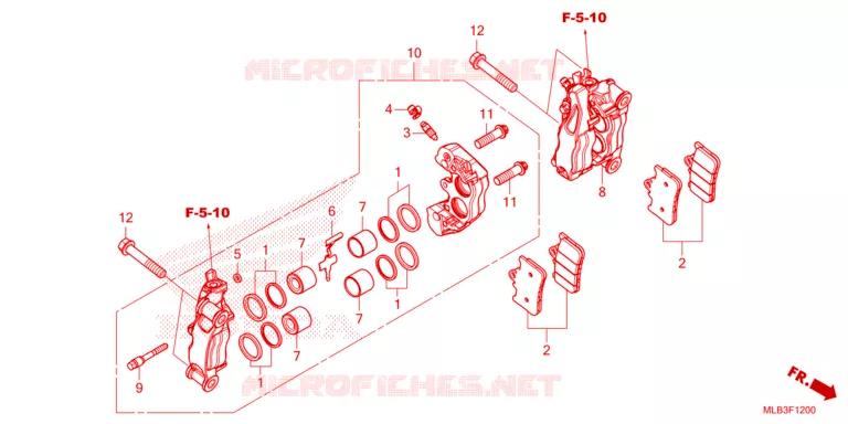 ETRIER DE FREIN AVANT Honda MOTO 750 HORNET 2023  CB750AP