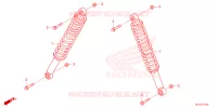 AMORTISSEUR AVANT pour Honda PIONEER 700 M2 DELUXE 2022