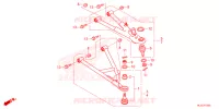 TRIANGLES AVANT pour Honda PIONEER 700 M2 DELUXE 2022