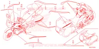 AUTOCOLLANTS pour Honda GL 1800 GOLD WING DCT 2022