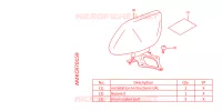 DOSSERET PASSAGER pour Honda GL 1800 GOLD WING DCT 2022