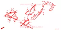 COUVERCLES LATERAUX pour Honda CB 250 R 2024