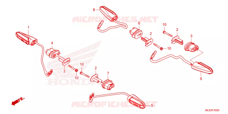 CLIGNOTANT Honda MOTO 750 HORNET 2023  CB750AP