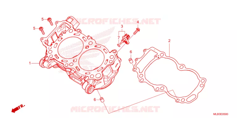 CYLINDRE Honda MOTO 750 HORNET 2023  CB750AP