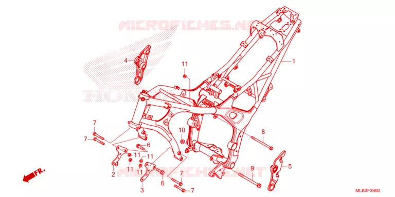 CADRE Honda MOTO 750 HORNET 2024  CB750AP