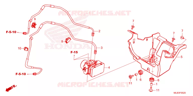 MODULATEUR ABS/TUYAU DE FREIN Honda MOTO 750 HORNET 2024  CB750AP