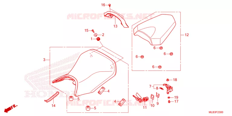 SELLE Honda MOTO 750 HORNET 2023  CB750AP