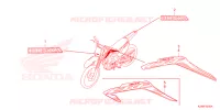 AUTOCOLLANTS pour Honda CRF 125 F BIG WHEELS 2023