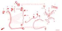 LEVIER DE GUIDON   CABLE   COMMODO pour Honda CRF 125 F BIG WHEELS 2023