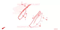 COUVERCLES LATERAUX pour Honda CRF 125 F 2023