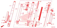 FOURCHE pour Honda CRF 150 R BIG WHEELS 2023