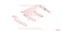 OUTIL pour Honda CRF 150 R BIG WHEELS 2023