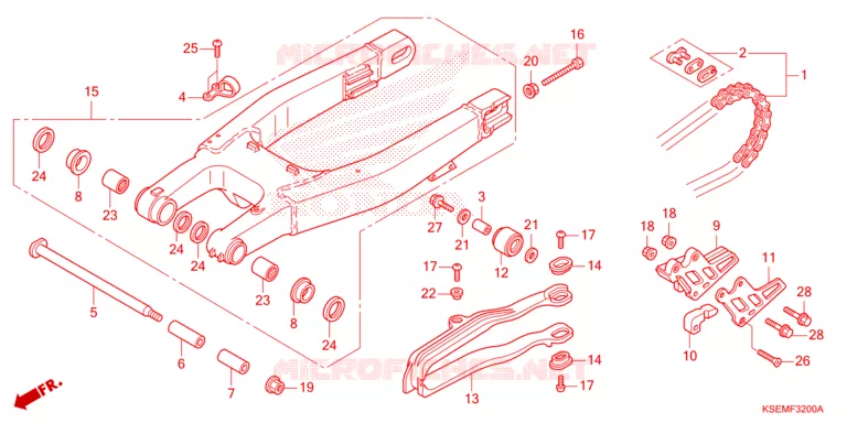 BRAS OSCILLANT Honda MOTO 150 CRF 2021  CRF150RM