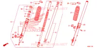 FOURCHE Chassis 250 honda-moto CRF 2023 F11