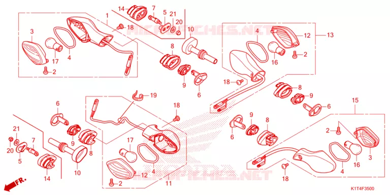 CLIGNOTANT Honda MOTO 300 CRF 2022  CRF300LAN