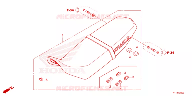 SELLE Honda MOTO 300 CRF 2022  CRF300LAN
