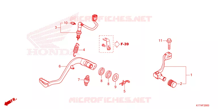 PEDALE Honda MOTO 300 CRF 2022  CRF300LAN