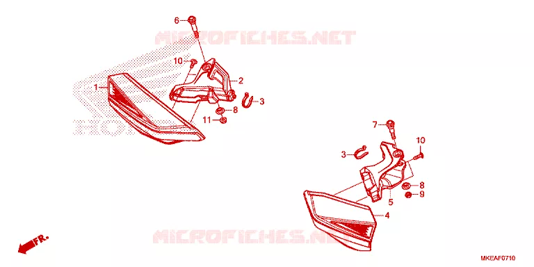 PROTEGES MAINS Honda MOTO 450 CRF 2023  CRF450RLP