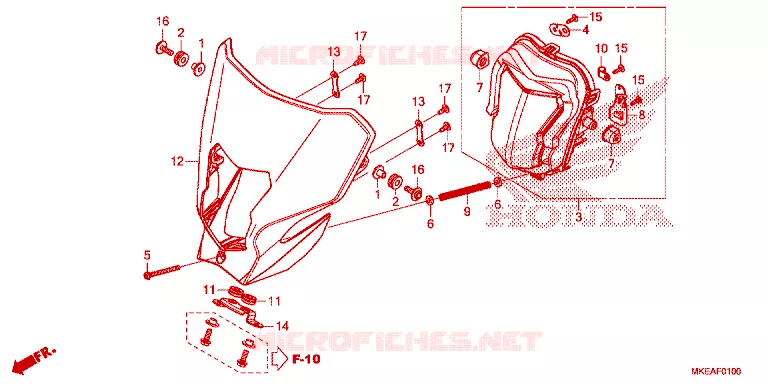 PHARE Honda MOTO 450 CRF 2023  CRF450RLP