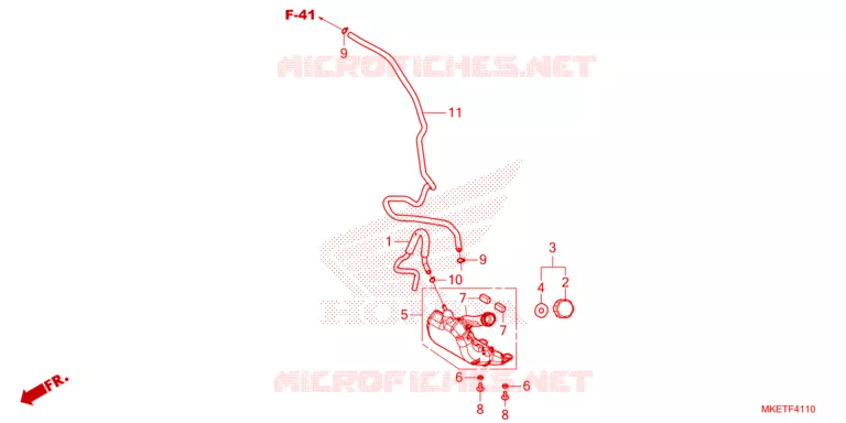 VASE D'EXPANSION Honda MOTO 450 CRF 2023  CRF450RLP