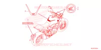 AUTOCOLLANTS pour Honda CB 1000 R 2023