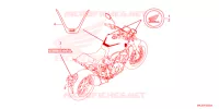 AUTOCOLLANTS pour Honda CB 1000 R 2023