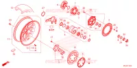 ROUE ARRIERE pour Honda CB 1000 R 2023