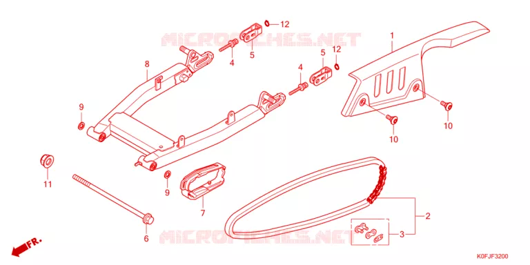 BRAS OSCILLANT Honda MOTO 125 MONKEY 2022  Z125MAN