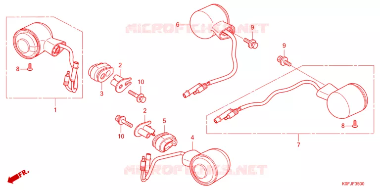 CLIGNOTANT Honda MOTO 125 MONKEY 2023  Z125MAN