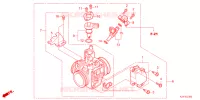 CORPS DE PAPILLON pour Honda REBEL 250 2024
