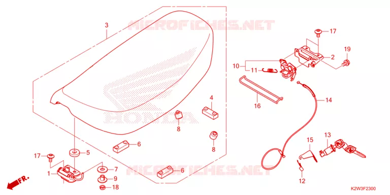 SELLE Honda MOTO 125 DAX 2022  ST125AP